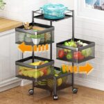 4 Layer Square Shape Kitchen Rack - Image 4