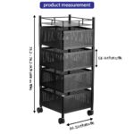 4 Layer Square Shape Kitchen Rack - Image 2